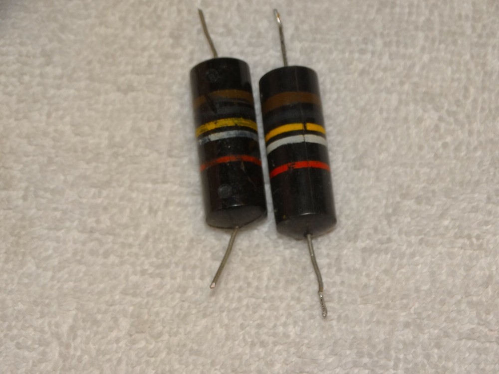 2 - Sprague Bumble Bee Capacitor Pulls .1 200v 10%+/- *Vintage* #2