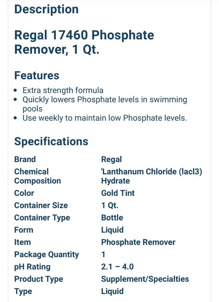 2PK Regal phosphate remover