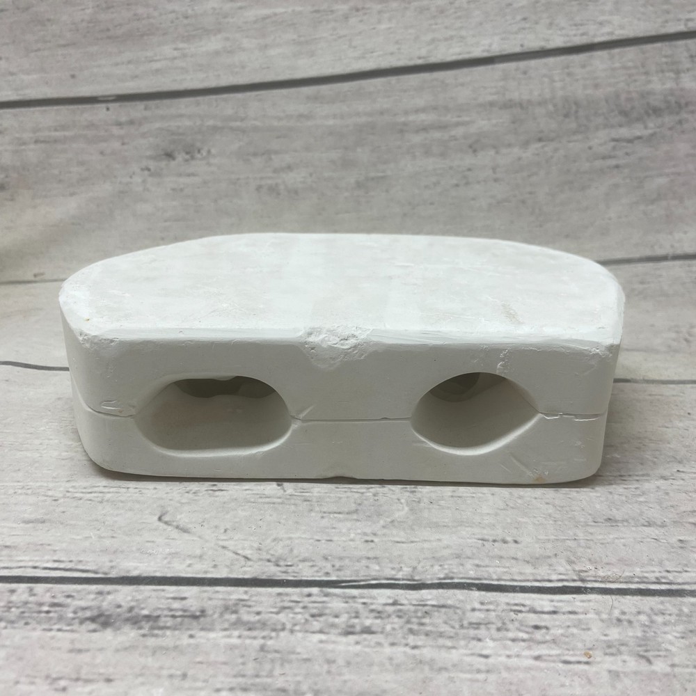 Vintage 1995 Teddy Bear Molds Ceramic Casting Mold Two Bear Figures #405