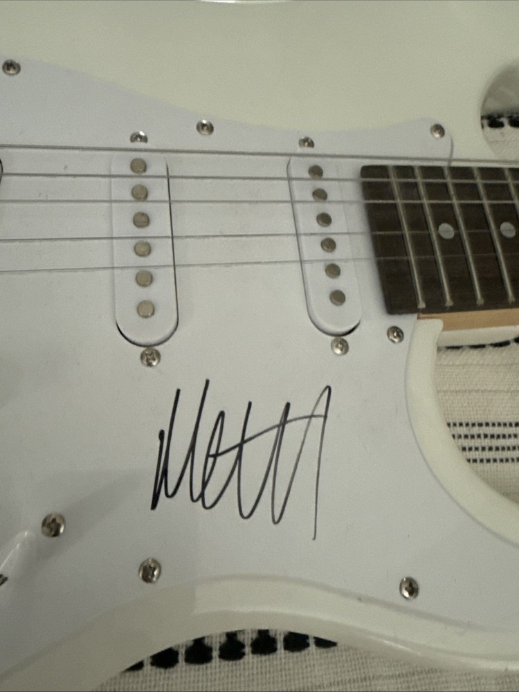Matty Healy Signed Electric Guitar COA