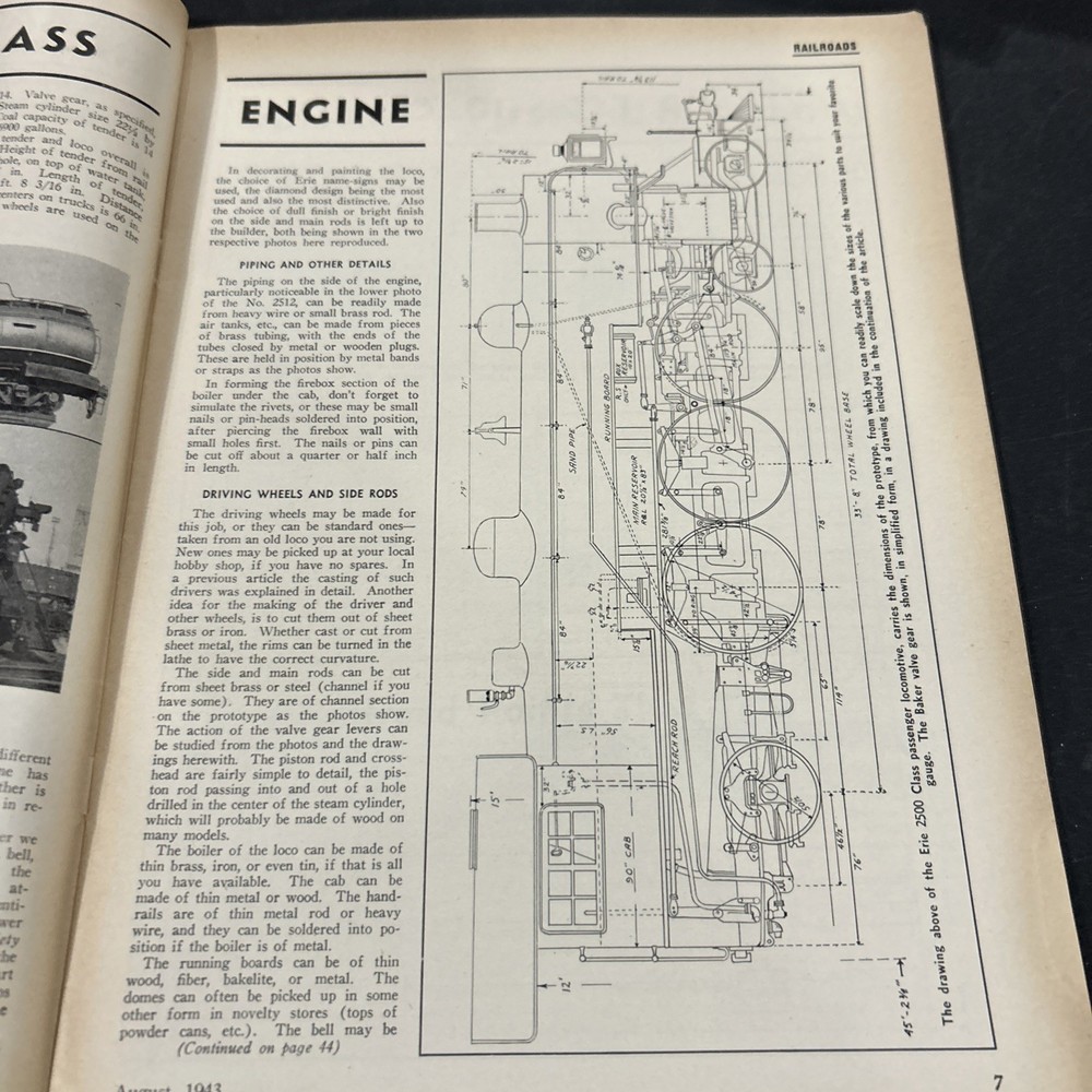 Model Craftsman August, 1943