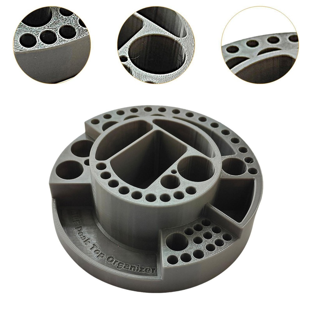 Fly Tying Tool Kit Tabletop Organizer Compact Multifunctional Organization