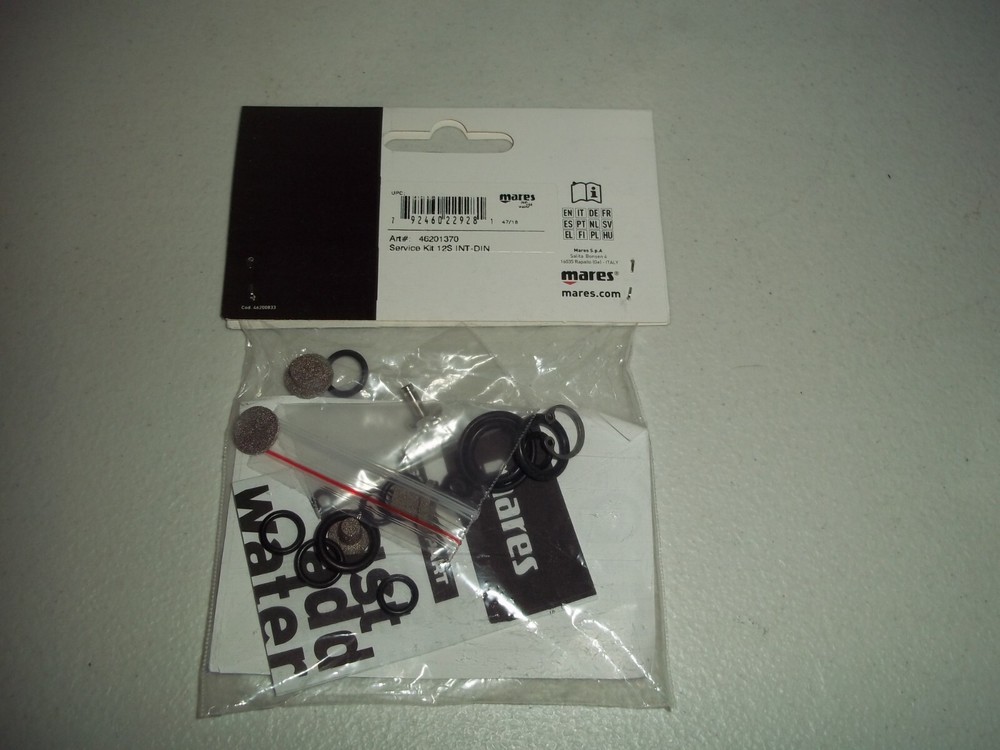 MARES SCUBA REGULATOR SERVICE KIT 12S INT DIN 46201370 NEW