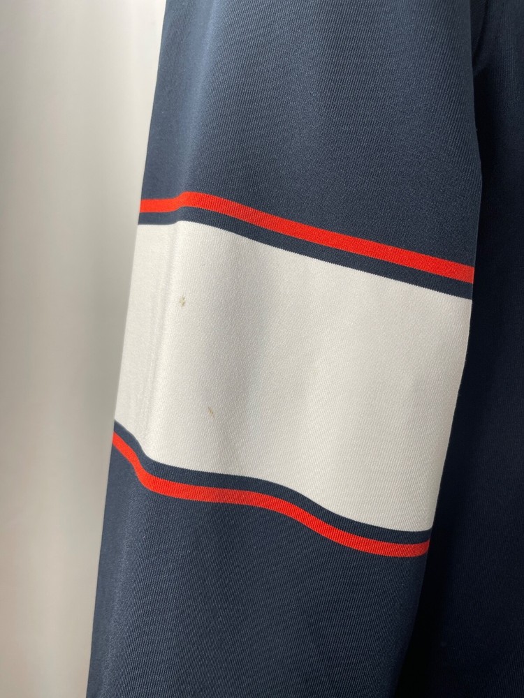 1/4 Zip FootJoy Jacket Sz Med Navy Pullover Performance Stretch Golf