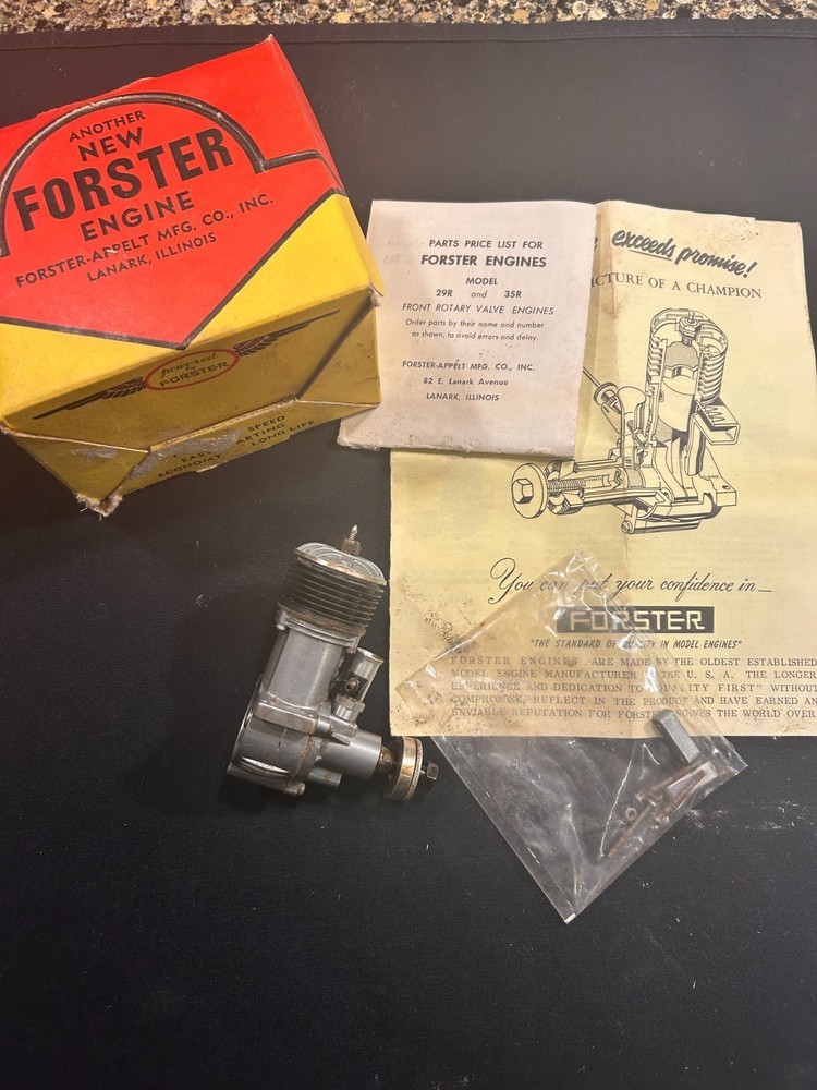 Forster model airplane engine