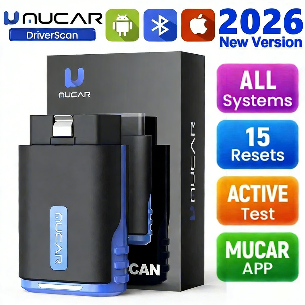 2026 DriverScan OBD2 Scanner Diagnostic Tool Full System Bidirectional Control