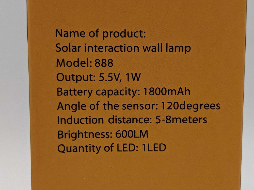Solar Interaction Wall Lamp