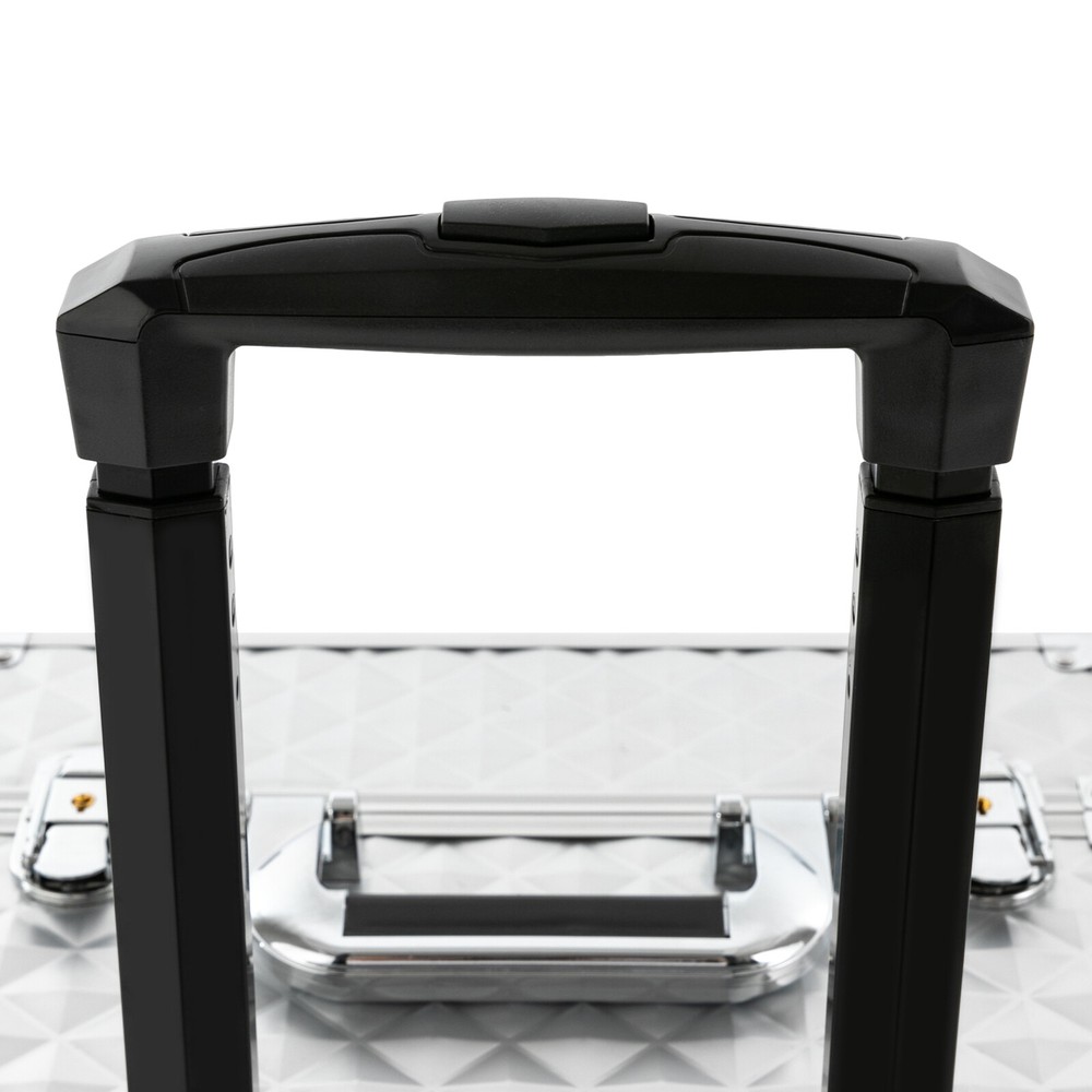 Professional Rolling Makeup Case, Multifunctional Cosmetic Organizer