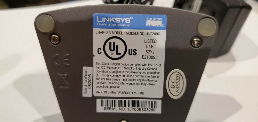 LINKSYS CORDLESS INTERNET TELEPHONY KIT CIT200-RM