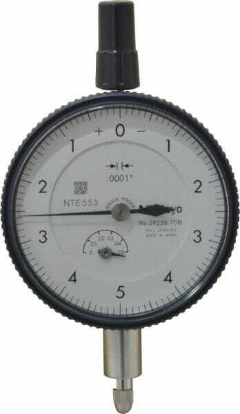 Mitutoyo 0.05" Range, 0-5-0 Dial Reading, 0.0001" Grad Dial Drop Indicator 2-...