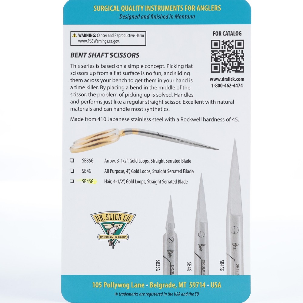 Dr. Slick Iris Scissors - 3.5 inch Straight