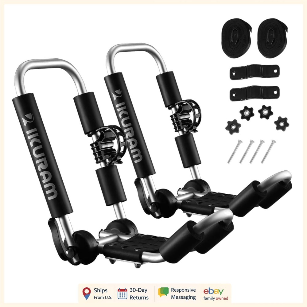 Universal Kayak Rack with High Load Capacity and Easy Installation Features