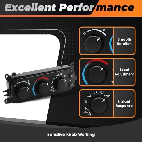 Front HVAC A/C Climate Control Module Compatible with Ram 1500 2500 3500