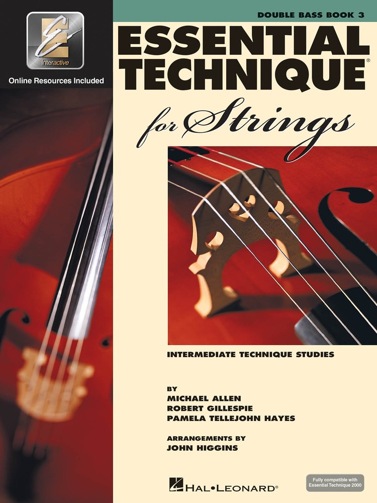 Essential Elements Technique for Strings Double Bass Book 3 & Online Media