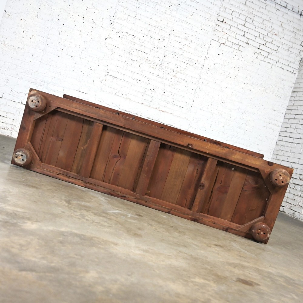 Spanish Revival Rustic Solid Pine Sideboard Style of Artes De Mexico Intern'tnl