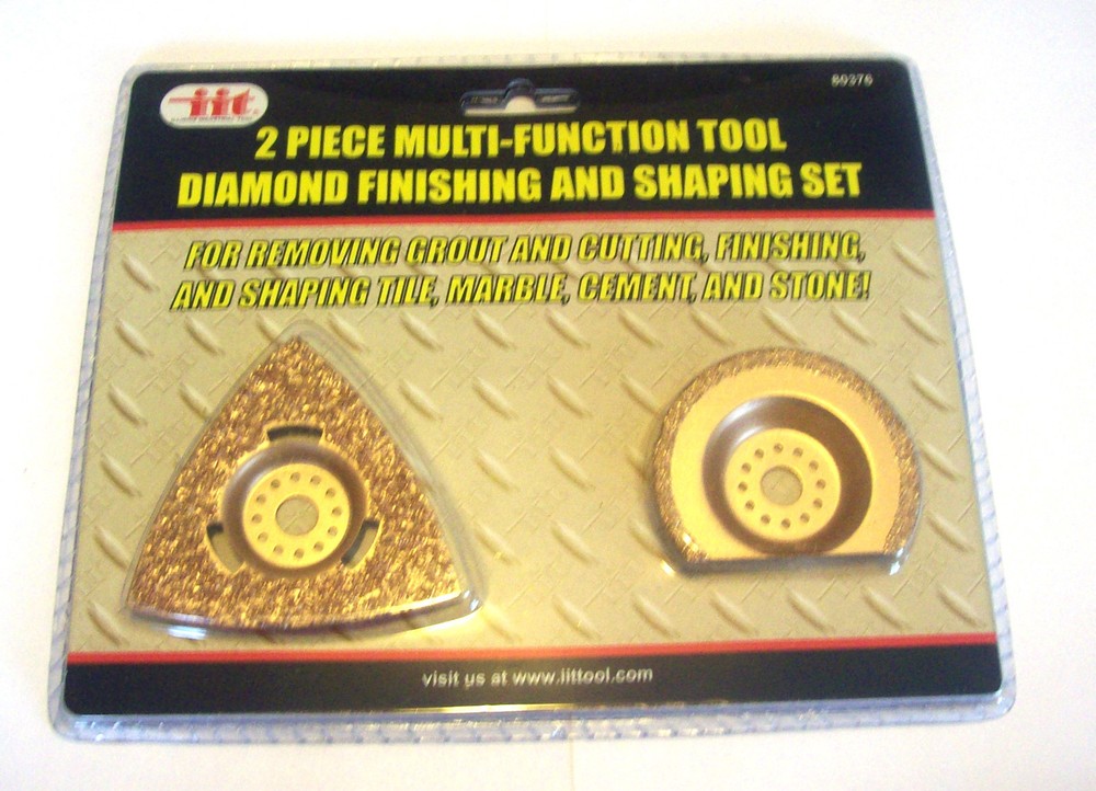 2pc DIAMOND SAW BLADE SET 80376 OSCILLATING MULTI-TOOLS