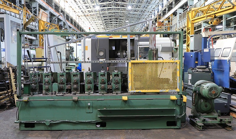 7 Stands Yoder M1.5 ROLL FORMER, CURRENTLY TOOLED FOR CABINET RACK INDUSTRY