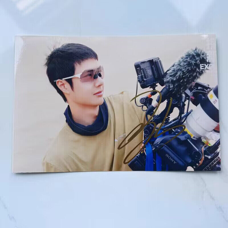 王一博 Wang Yibo 探索新境 Autographed Signed Photos Handsigned