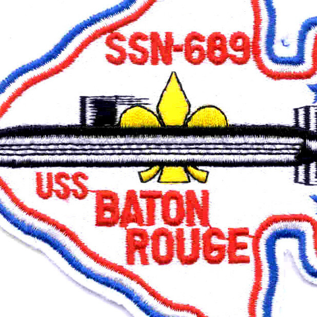 SSN-689 USS Baton Rouge Patch