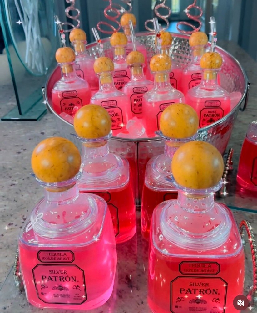 4/$50 Reusable Patron Drinking Cups With Straw
