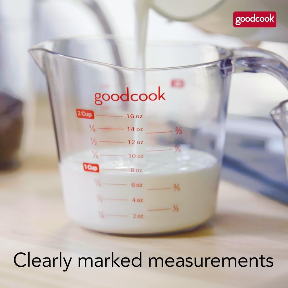 BRADSHAW INTERNATIONAL 19864 2Cup Plastic Measuring Cup