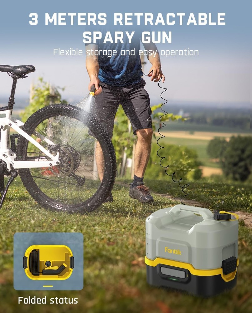 2600mAh Battery-Powered Pressure Washer - Efficient Cleaning Solution