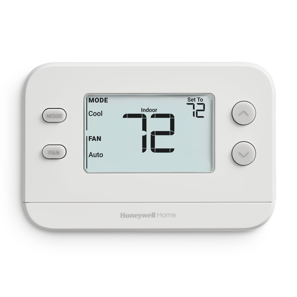 New! Non-Programmable Thermostat, Single-Stage, 1 Heat/1 Cool Compatibility, ...