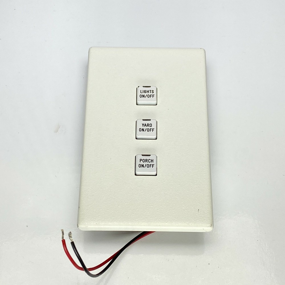Litetouch Savant Low Voltage Control Station Keypad -  3 Button - White