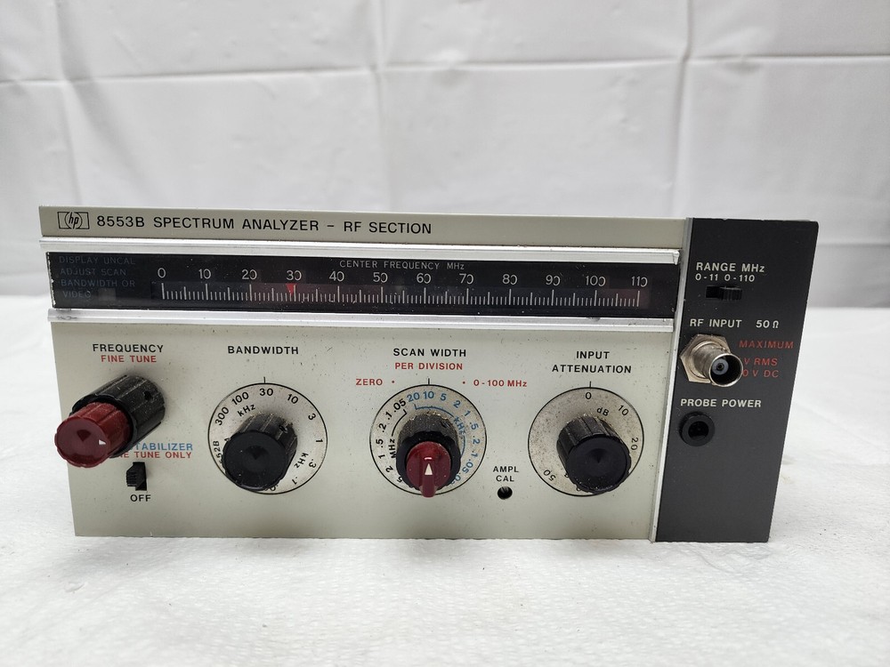 HP 8553B Spectrum Analyzer - RF Section