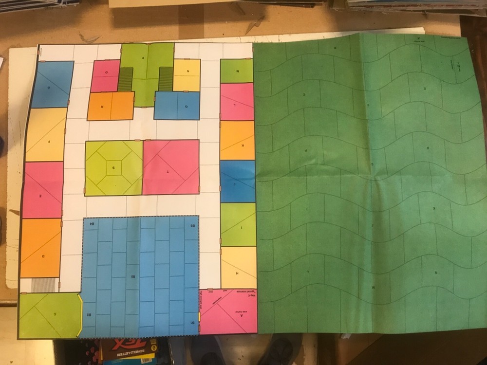 MARVEL SUPER HEROES ADVANCED SET TRS 1986 ROMPER GAME