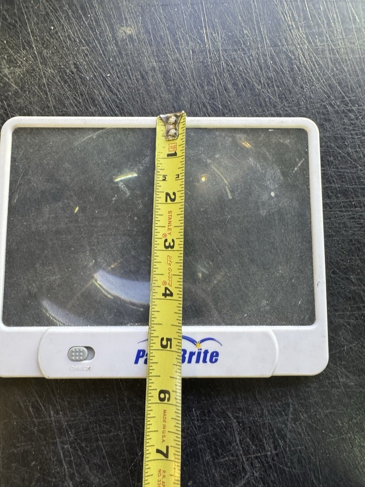 Page Brite Slim Lighted Magnifier For Reading Working