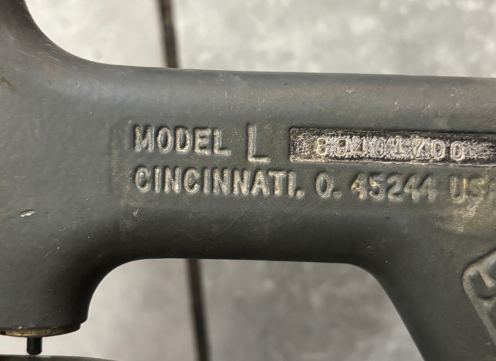 Senco Model L Pneumatic stapler with case