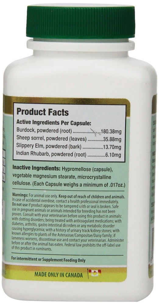 ESSIAC for Pets - 60 Capsules