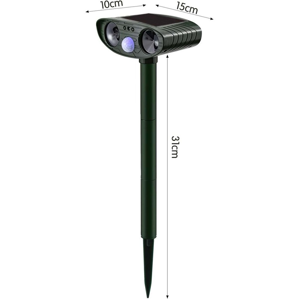 Ultrasonic Animal Repellent Solar Motion Sensor
