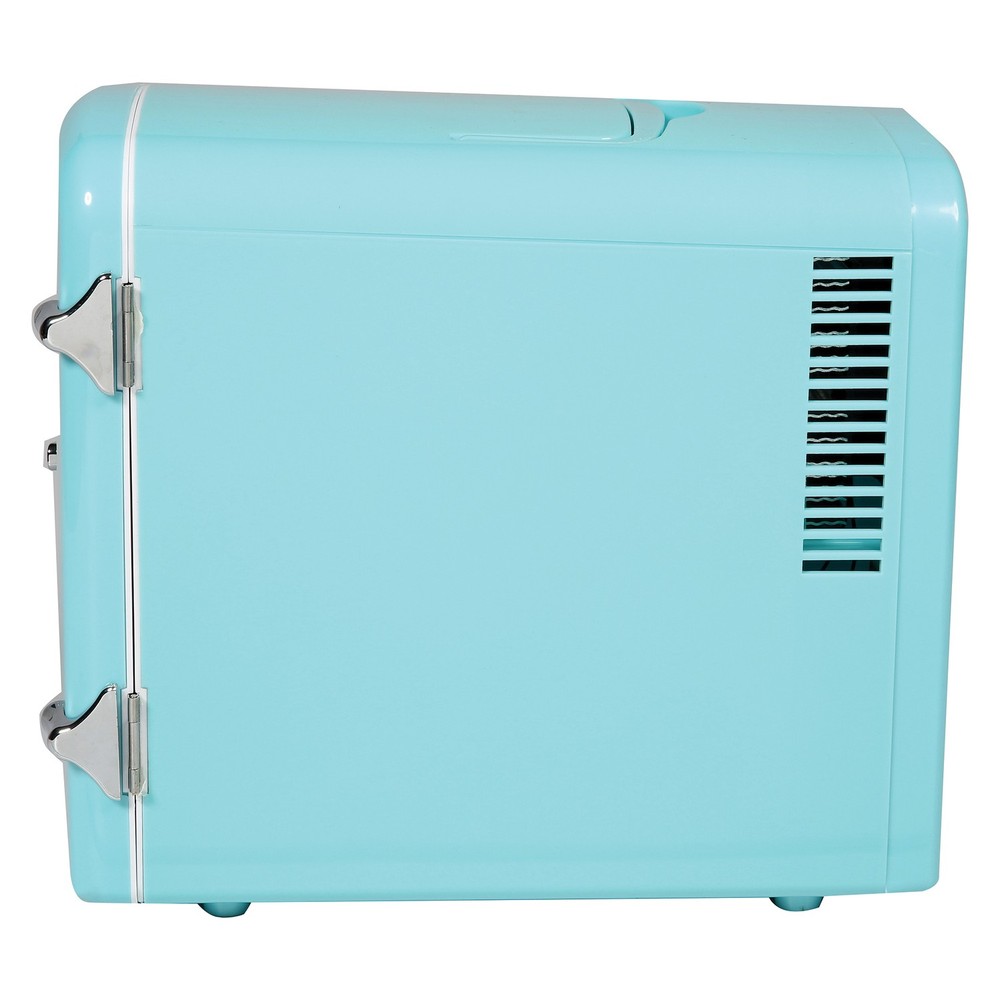 9-Can 48W Portable Retro Mini Refrigerator