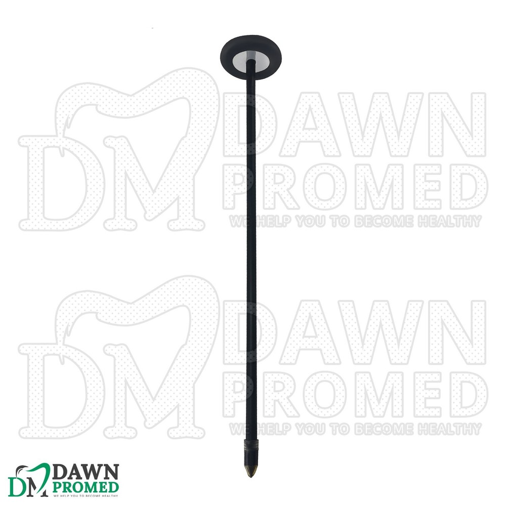 Queen Square Neurological Reflex Hammer Black 14" Long Plastic Handle Diagnostic