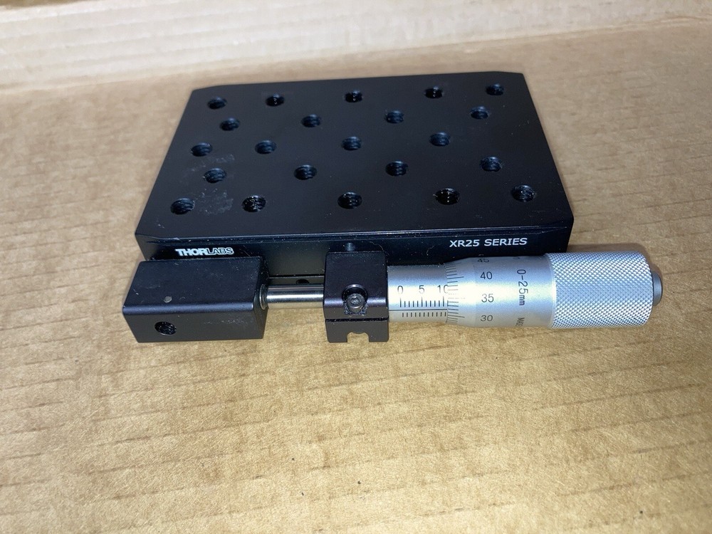 25mm Travel Linear Translation Stage, Side-Mounted Micrometer