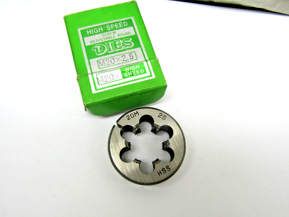 M20 x 2.5 Split Screw Adjustable HSS Threading Die