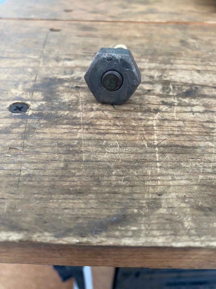 8ft A702 & 602 Aermotor Windmill Bonnet Nut & Threaded BRASS Stud, A565 - A588