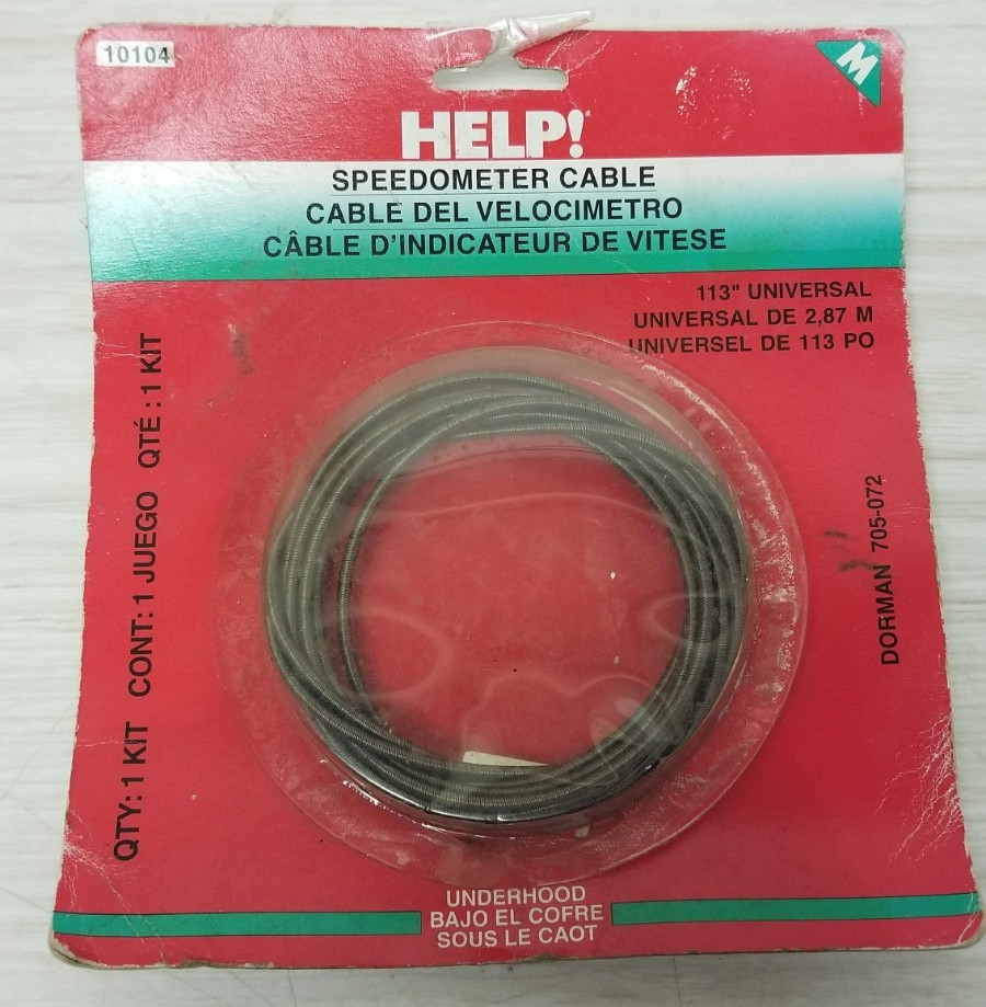 Dorman Help Speedometer Cable 113" #705-072 INV#764