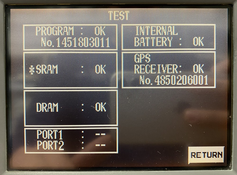 Furuno GP-1650 GPS/Chartplotter Display (MME Refurbish) Tested Good - Navionics