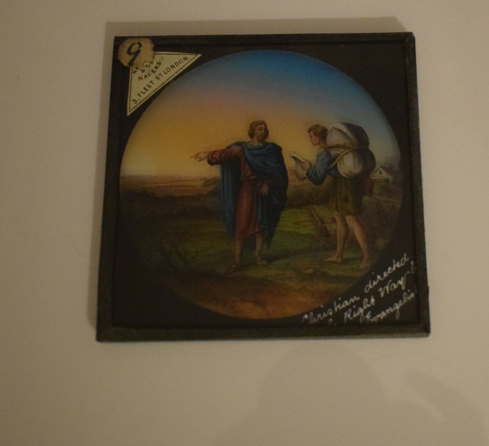 Magic Lantern Slide PILGRIMS PROGRESS NO9 C1890 JOHN BUNYAN ILLUSTRATION