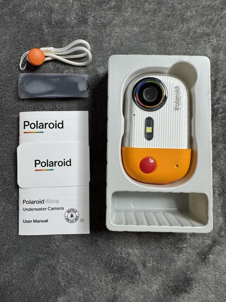 Polaroid Wave Underwater Camera Orange/White