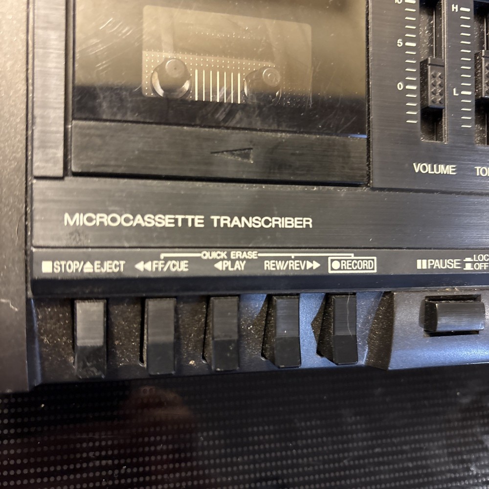 Panasonic RR-930 Microcassette Transcriber Working *VINTAGE*