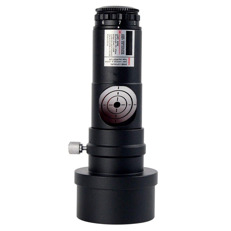 1.25" Red laser collimator includes removable 2" adapter for reflector telescope