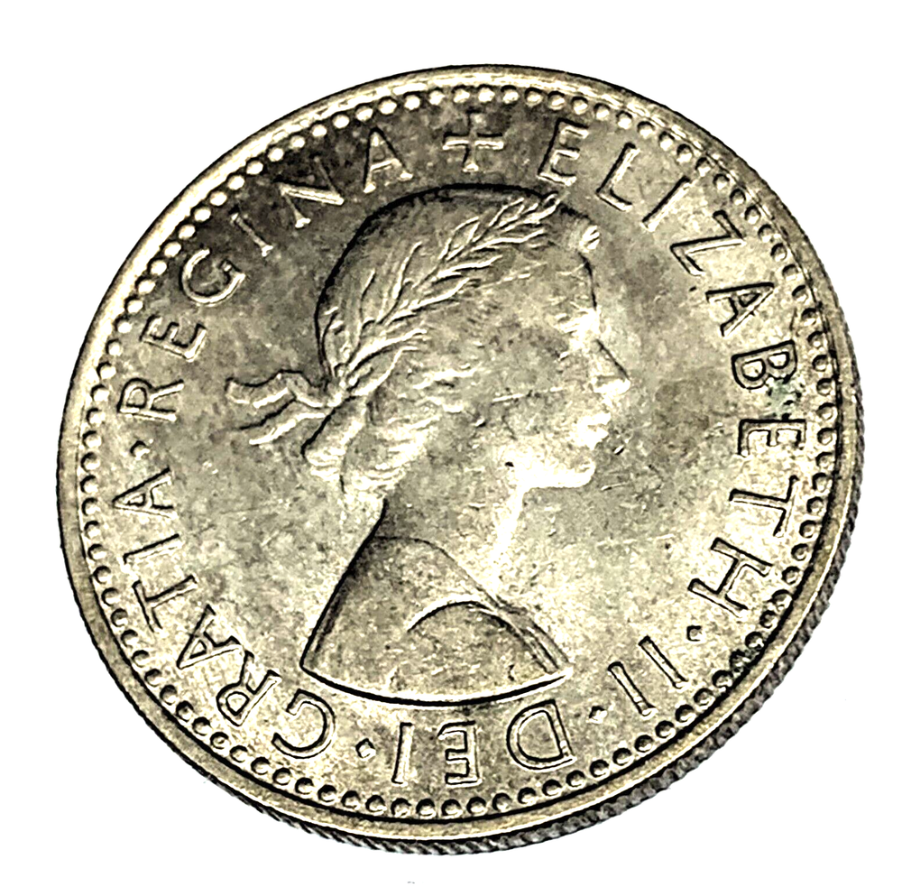 # C9225 GREAT BRITAIN COIN, SIX PENCE 1966