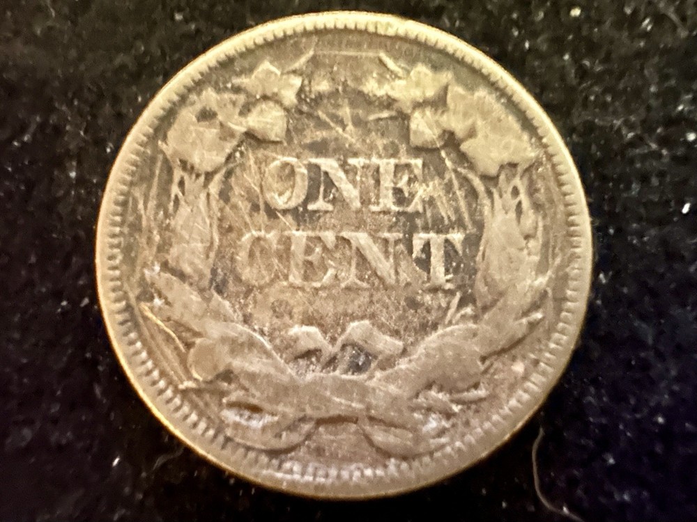 1857 Flying Eagle Cent Good/Very Good Condition.