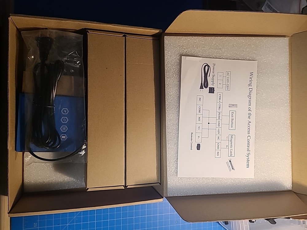 Door Access Control System Inswinging 600lbs Magnetic Lock Kit