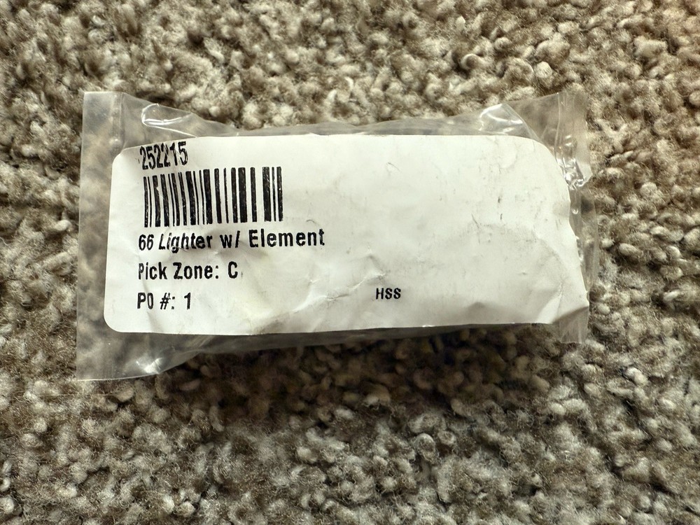 1966 Corvette Cigarette Lighter With Element NEW