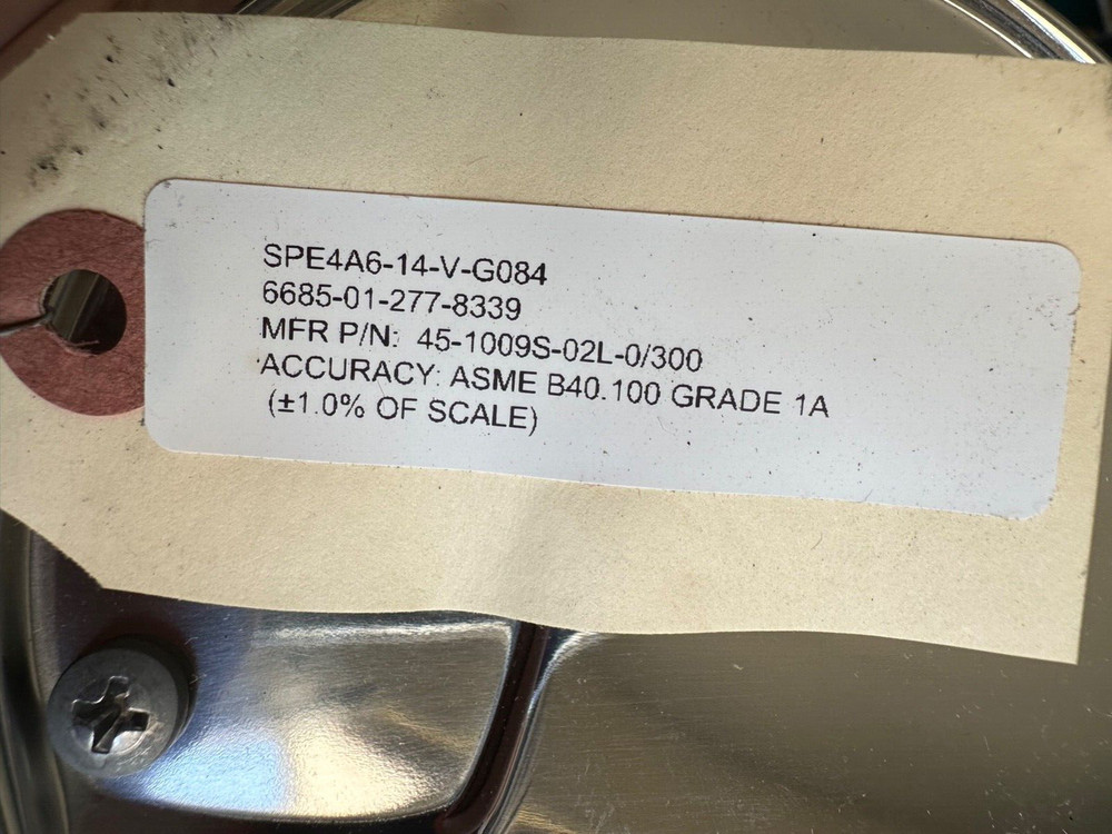0/300 Psi Dial Indicating Pressure Gages